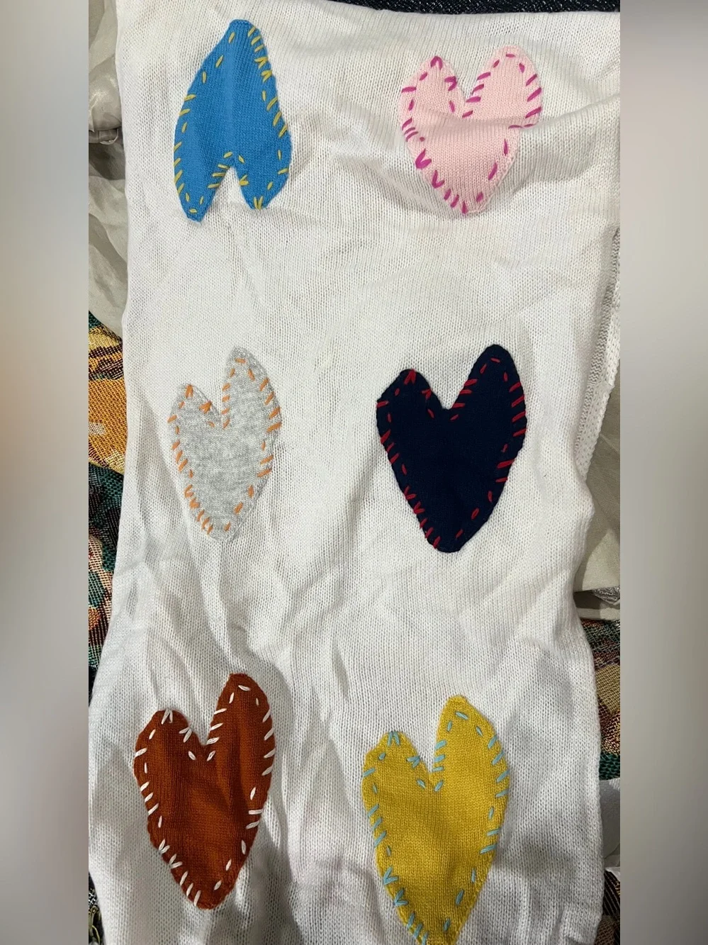 Anthropologie Kerri Rosenthal Zero Waste Patchwork Love Scarf